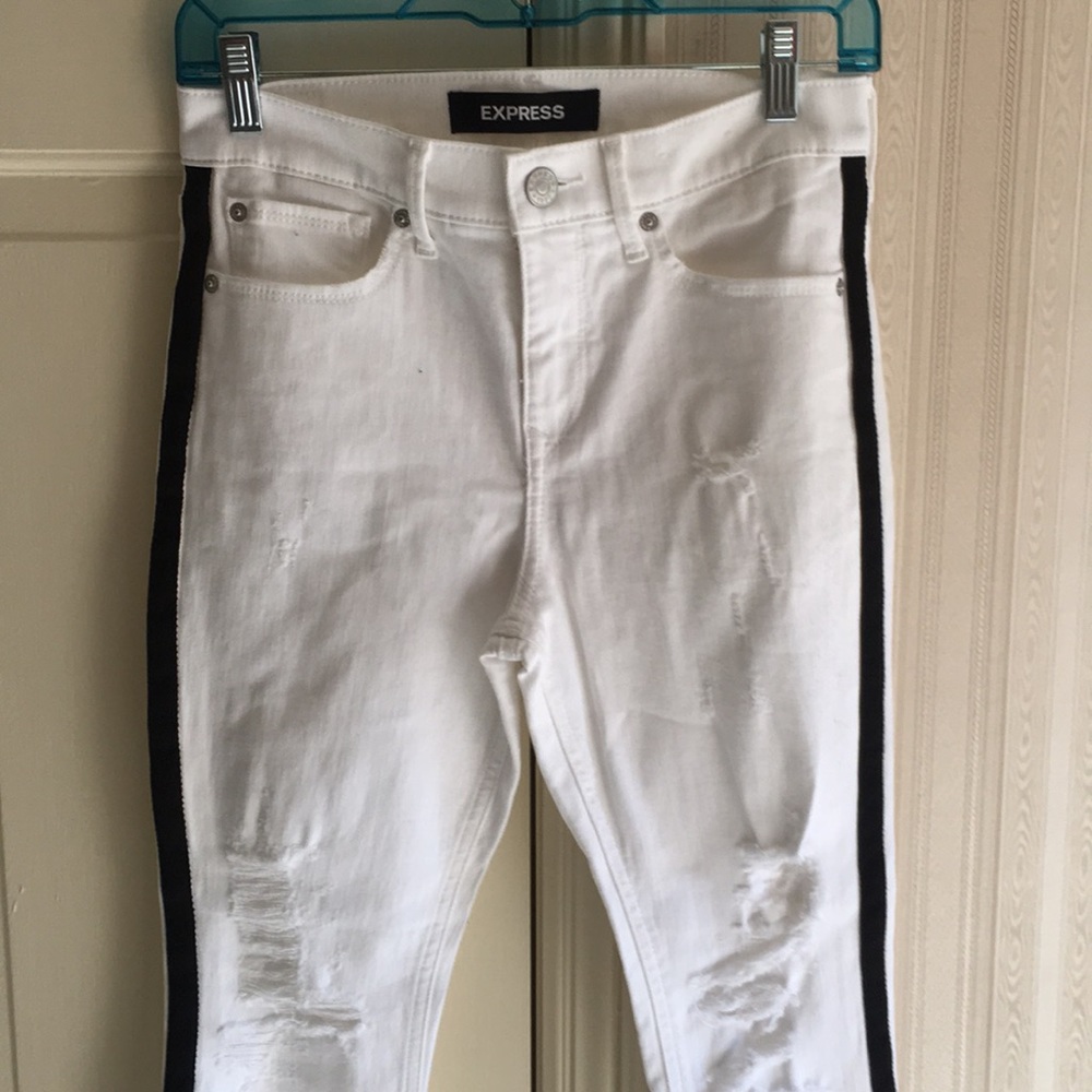 Express white jeans